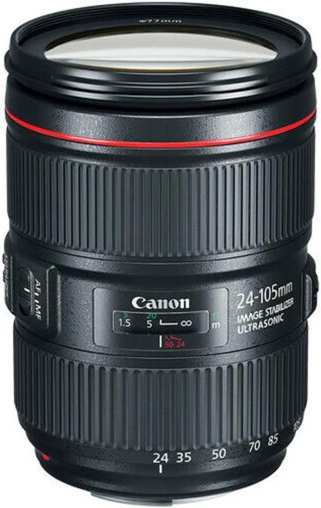 Alt view image 3 of 4 - Canon EF 24-105mm f/4L IS II USM Lens 1380C002 + Filter Kit + Lens Pouch Bundle