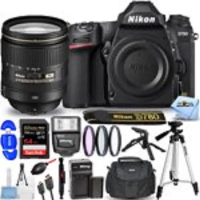 Main image of Nikon D780 DSLR Camera with 24-120mm ED VR Lens+ EXT BATT + 64GB + Filter Bundle