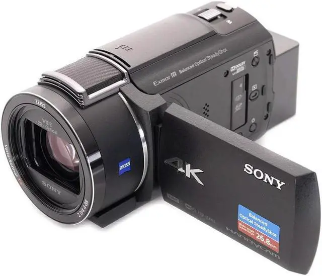 Alt view image 2 of 2 - Sony FDR-AX43A UHD 4K Handycam Camcorder FDR-AX43A/B - 15PC Accessory Bundle