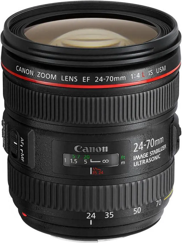 Alt view image 3 of 3 - Canon EF 24-70mm f/4.0L IS USM Standard Zoom Lens - Essential UV Filter Bundle