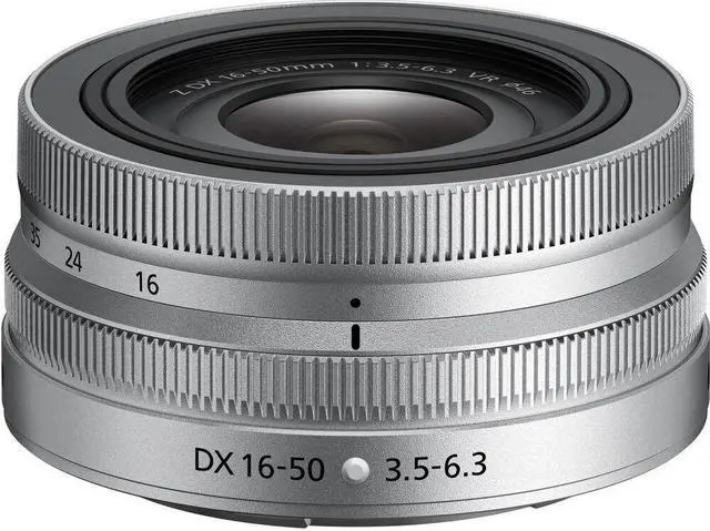Alt view image 2 of 4 - Nikon NIKKOR Z DX 16-50mm f/3.5-6.3 VR Lens (Silver) 20109 - 7PC Accessory Kit