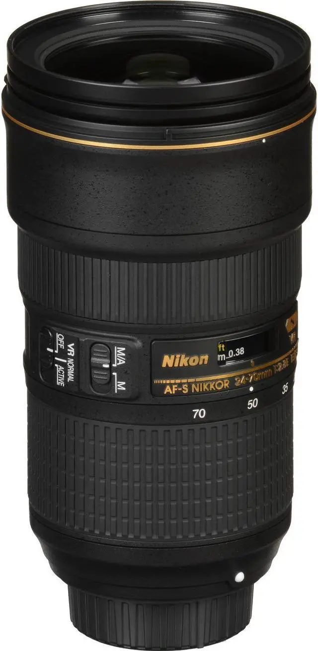 Alt view image 2 of 5 - Nikon AF-S NIKKOR 24-70mm f/2.8E ED VR Lens 20052 - Essentail UV Filter Bundle