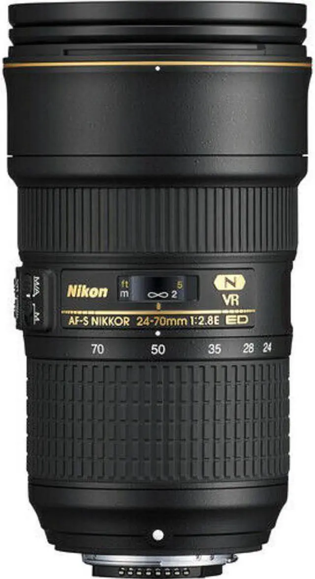 Alt view image 4 of 5 - Nikon AF-S NIKKOR 24-70mm f/2.8E ED VR Lens 20052 - Essentail UV Filter Bundle