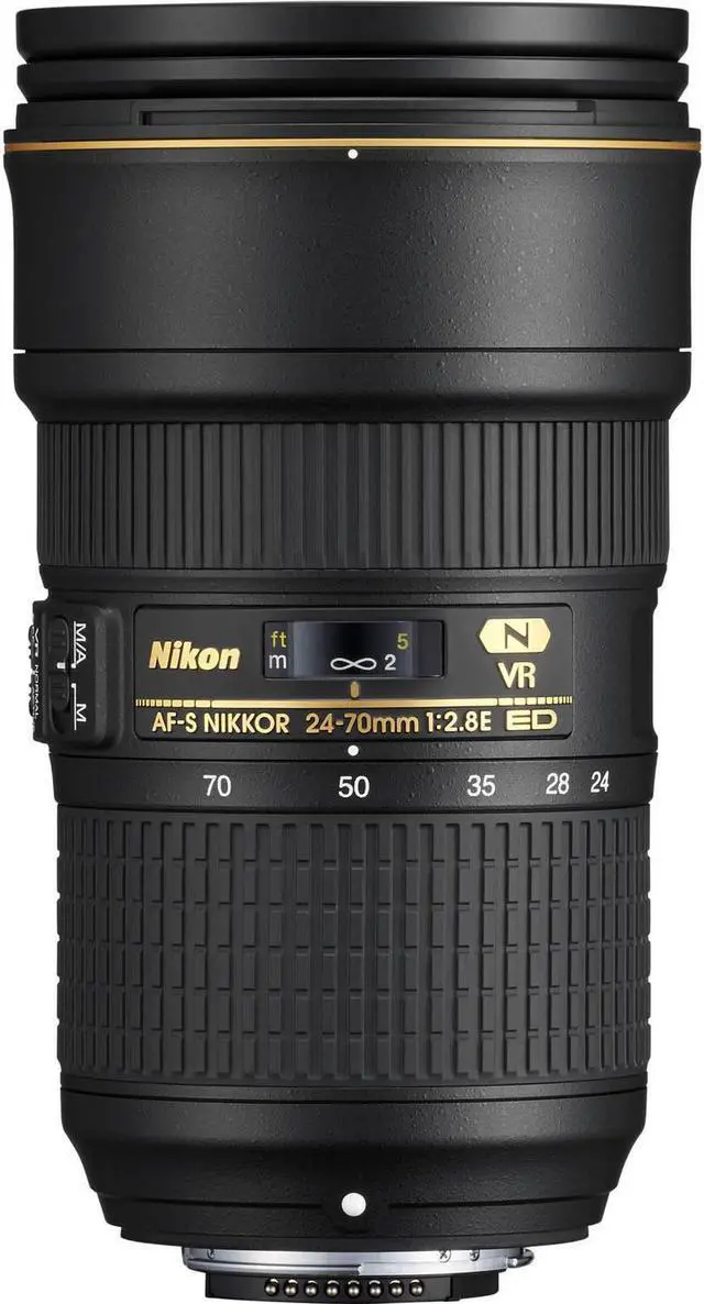 Alt view image 3 of 5 - Nikon AF-S NIKKOR 24-70mm f/2.8E ED VR Lens 20052 - Essentail UV Filter Bundle