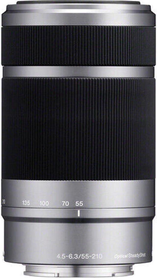 Sony E 55-210mm f/4.5-6.3 OSS Lens (Silver) SEL55210 - New in