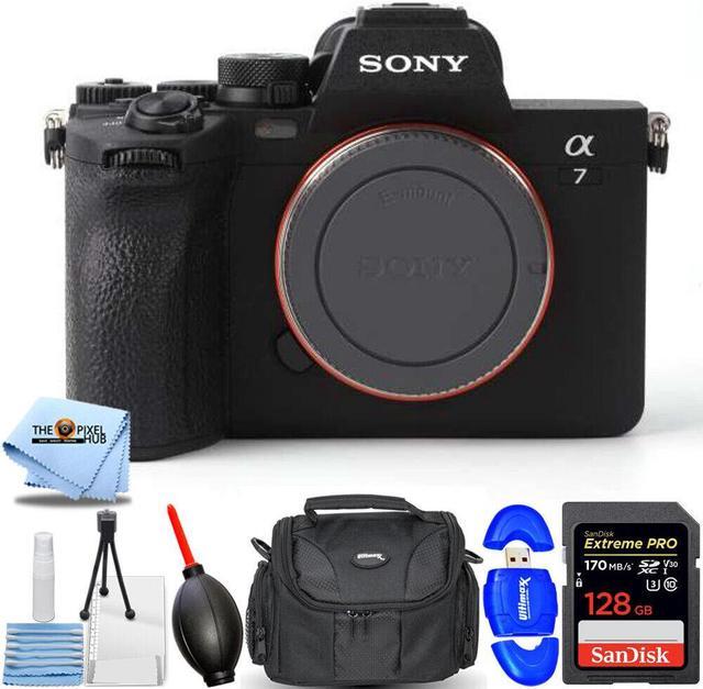 Sony a7 IV Mirrorless Camera ILCE-7M4/B - 7PC Accessory Bundle