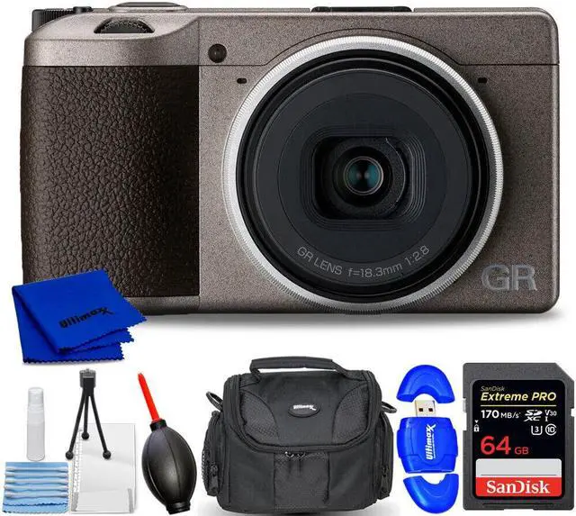 Main image of Ricoh GR III Diary Edition Digital Camera 01249 - 7PC Accessory Bundle
