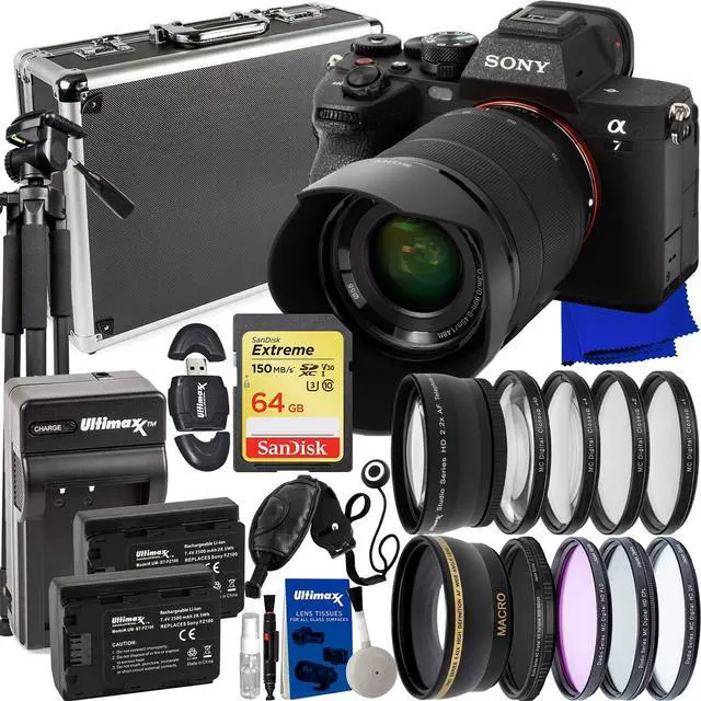 Main image of Sony a7 IV Mirrorless Camera with 28-70mm Lens - 22PC Accessory Bundle