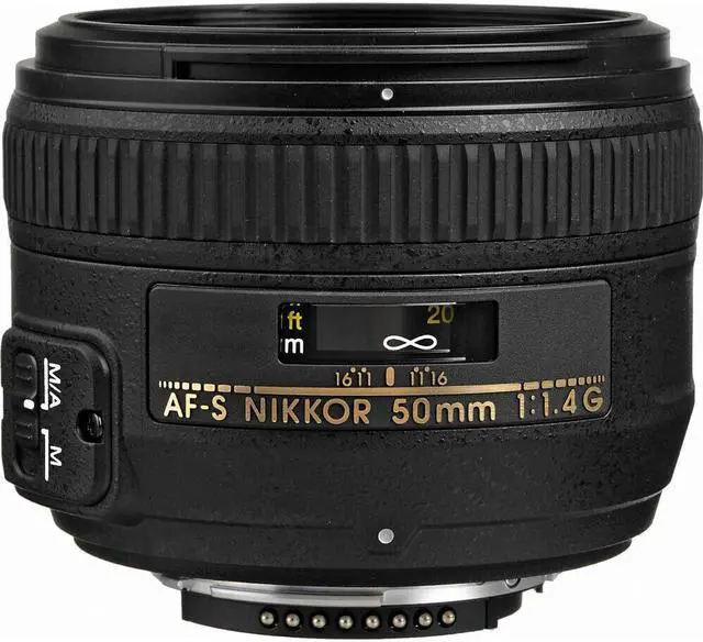 Alt view image 2 of 3 - Nikon AF-S NIKKOR 50mm f/1.4G Lens 2180 - 7PC Accessory Bundle