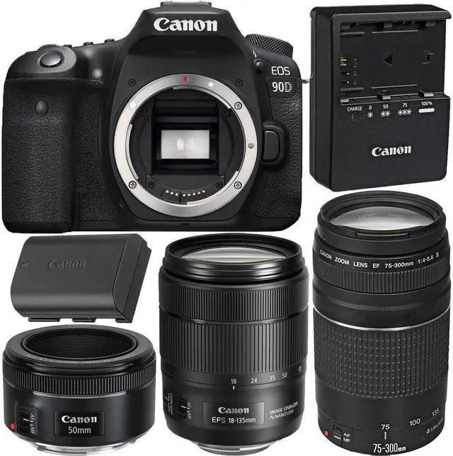 Canon EOS 8000D + EF 90-300mm レンズセット Canon EOS 8000D lens kit with wifi, easy operation | eBay