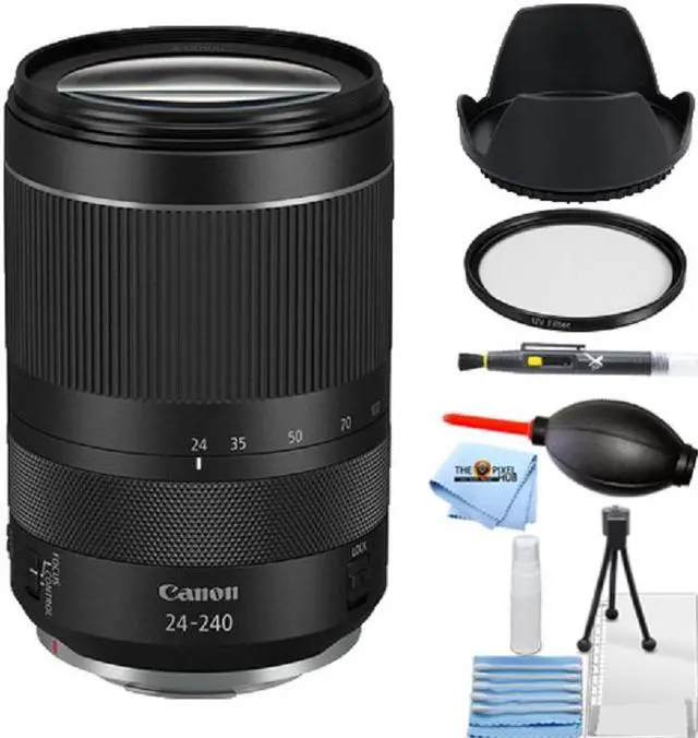 Main image of Canon RF 24-240mm f/4-6.3 IS USM Lens 3684C002 + UV Filter Hood Lens Bundle