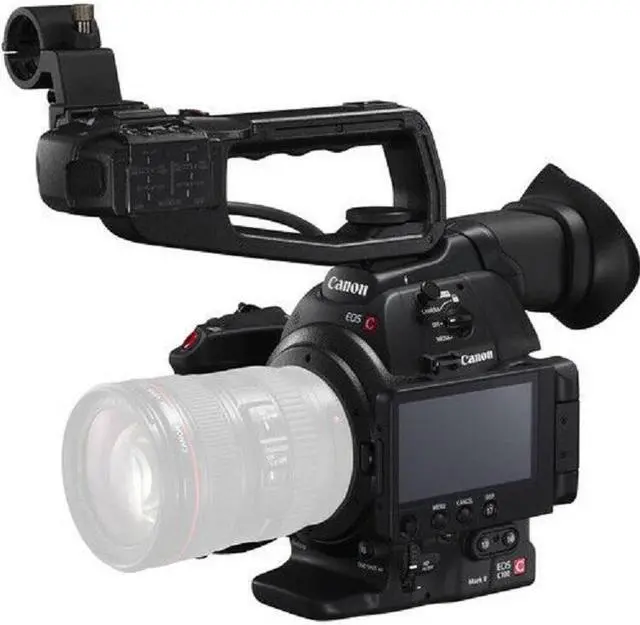 Alt view image 3 of 4 - Canon EOS C100 Mark II Cinema EOS Camera W/ Dual Pixel CMOS AF Body 128GB Bundle