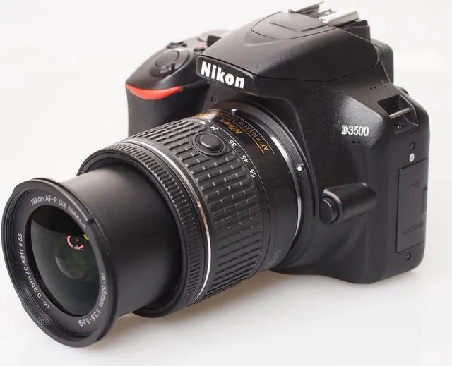 Alt view image 4 of 4 - Nikon D3500 DSLR Camera with 18-55mm VR Lens 1590 + Sandisk 32GB and Gadget Case