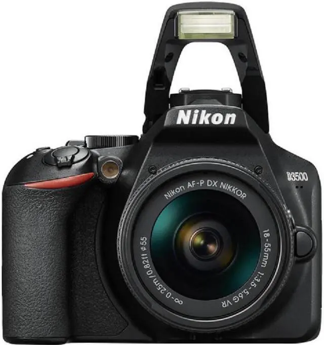 Alt view image 2 of 4 - Nikon D3500 DSLR Camera with 18-55mm VR Lens 1590 + Sandisk 32GB and Gadget Case