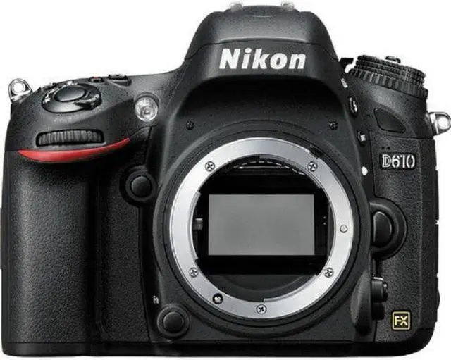 Alt view image 3 of 4 - Nikon D610 Digital Camera (Body Only) 1540 - 14PC Accessory Bundle