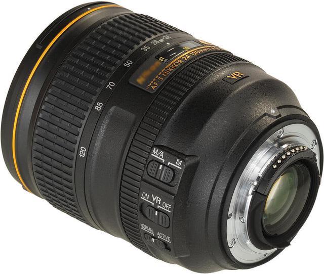 Nikon AF-S NIKKOR 24-120mm f/4G ED VR Lens (Black) 2193 - New in White Box  - Newegg.com