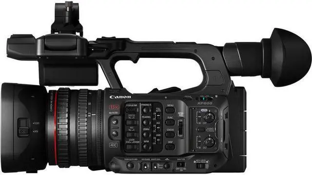 Alt view image 4 of 4 - Canon XF605 UHD 4K HDR Pro Camcorder 5076C002 - 14PC Accessory Bundle