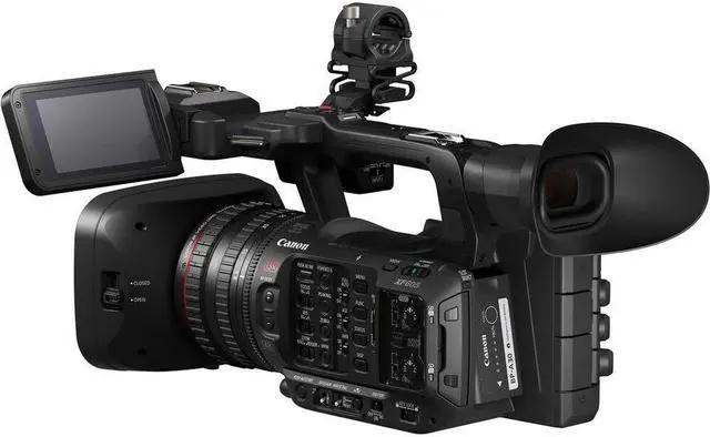 Alt view image 3 of 4 - Canon XF605 UHD 4K HDR Pro Camcorder 5076C002 - 14PC Accessory Bundle