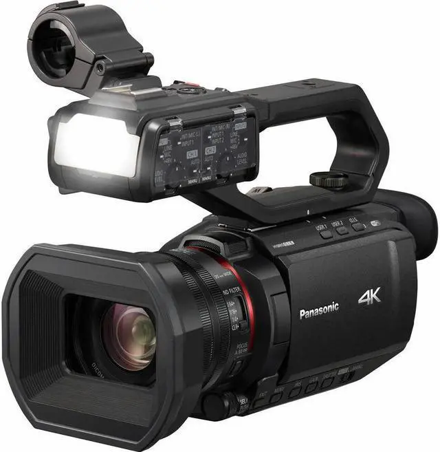 Alt view image 3 of 4 - Panasonic HC-X20 4K Mobile Camcorder with Rich Connectivity - 13PC Accessory Kit