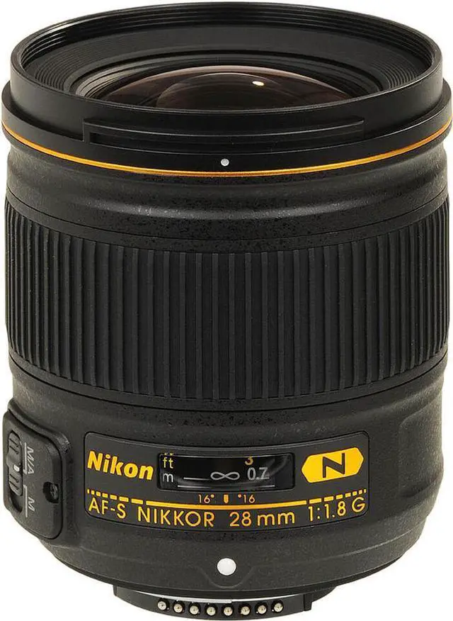 Main image of Nikon AF-S NIKKOR 28mm f/1.8G Lens - 2203 F-Mount Lens FX Format