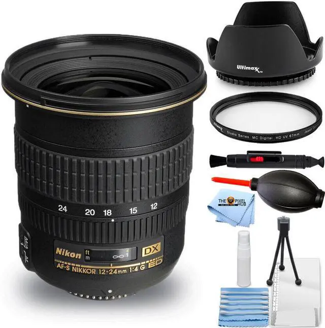 Main image of Nikon AF-S DX Zoom-NIKKOR 12-24mm f/4G IF-ED Lens 2144 - Essential UV Bundle