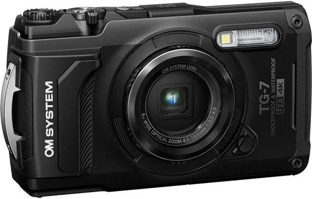 Alt view image 2 of 4 - OM SYSTEM Tough TG-7 Digital Camera (Black) V110030BU000 - 12PC Accessory Bundle