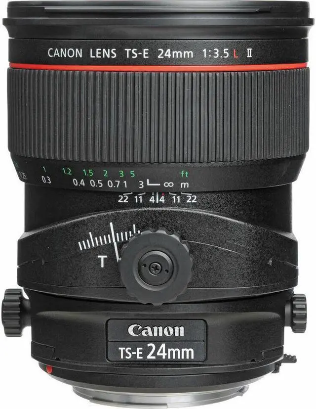 Alt view image 2 of 3 - Canon TS-E 24mm f/3.5L II Tilt-Shift Lens 3552B002 - 7PC Accessory Bundle