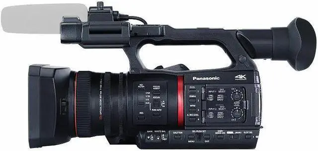Alt view image 4 of 4 - Panasonic AG-CX350 4K Camcorder + 64GB + 6PC Filter Kit + Microphone Bundle