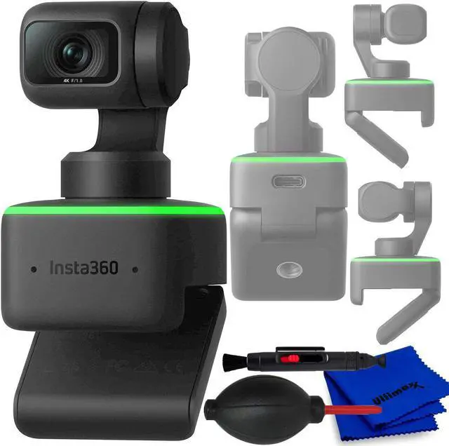 Main image of Insta360 Link UHD 4K AI Webcam CINSTBJ/A - Essential Accessory Bundle