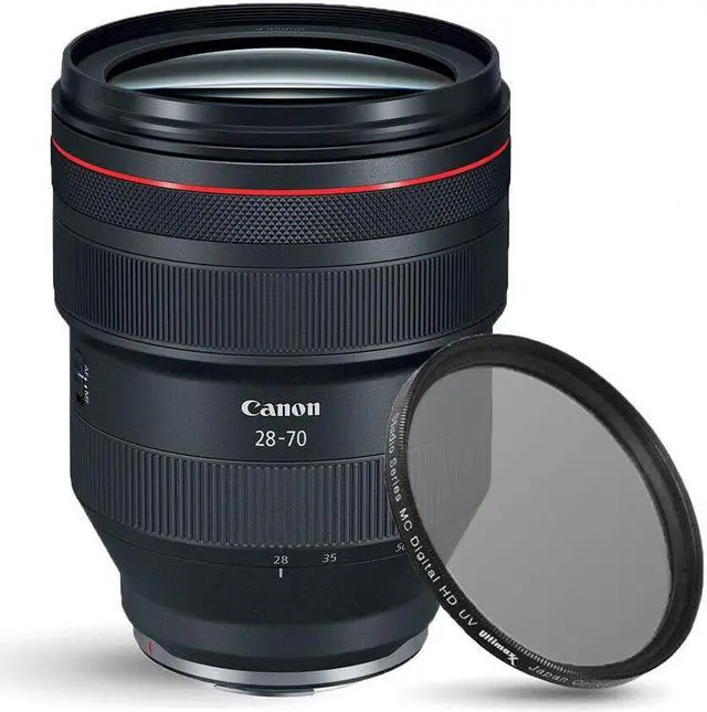 Main image of Canon RF 28-70mm f/2L USM Lens 2965C002 + UV Ultraviolet Filter Lens