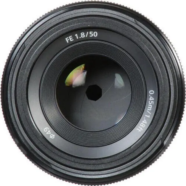 Alt view image 3 of 3 - Sony FE Autofocus Motor 50mm f/1.8 Lens (Black) - Essential UV Filter Bundle