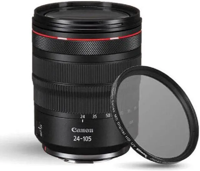Main image of Canon RF 24-105mm f/4L IS USM Lens 2963C002 + UV Ultraviolet Filter