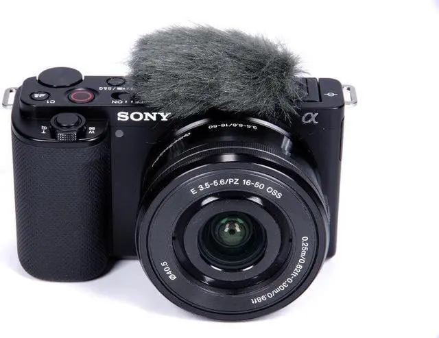 Alt view image 2 of 4 - Sony ZV-E10 Mirrorless Camera with 16-50mm Lens (Black) - 7PC Accessory Bundle