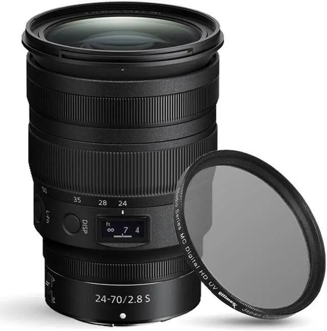 Main image of Nikon NIKKOR Z 24-70mm f/2.8 S Lens 20089 + UV Ultraviolet Filter