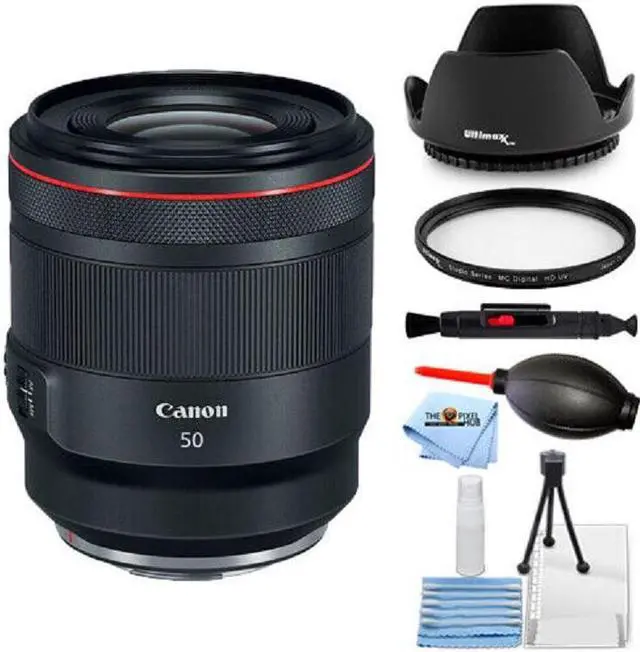 Main image of Canon RF 50mm f/1.2L USM Lens 2959C002 - 7PC Accessory Bundle