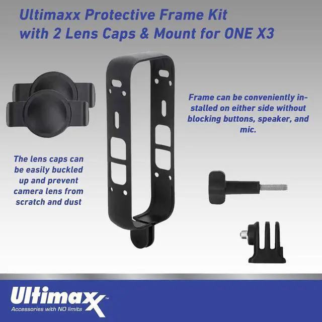 Alt view image 3 of 3 - Basic Accessory Bundle for Insta360 ONE X3 Pocket Action Camera