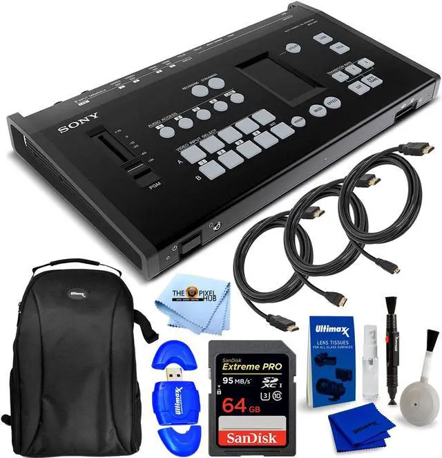 Main image of Sony MCX-500 8-Input 4-Video Channel Global Production Switcher - 64GB Bundle