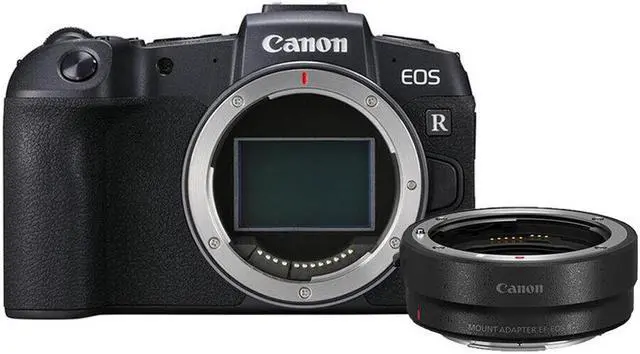 Main image of Canon EOS RP Mirrorless Digital Camera (Body Only) + Mount Adapter EF-EOS R