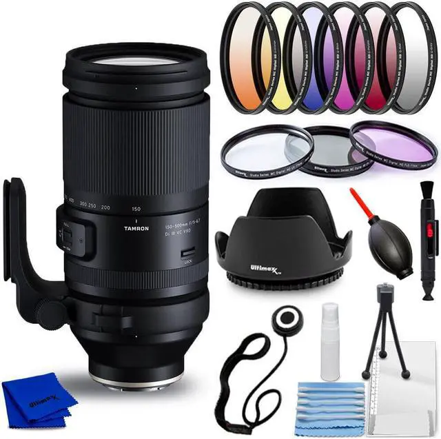Main image of Tamron 150-500mm f/5-6.7 Di III VXD Lens for Sony E - 9PC Accessory Bundle