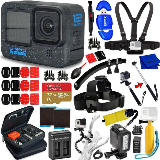 Main image of GoPro HERO12 Black CHDHX-121-CN - 32GB Battery Accessory Bundle
