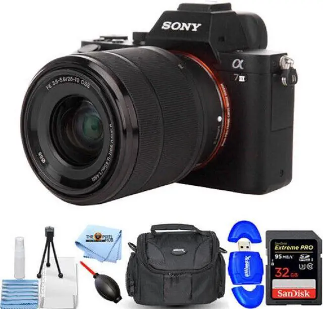 Main image of Sony Alpha a7 III Mirrorless Digital Camera with 28-70mm - 7PC Accessory Bundle
