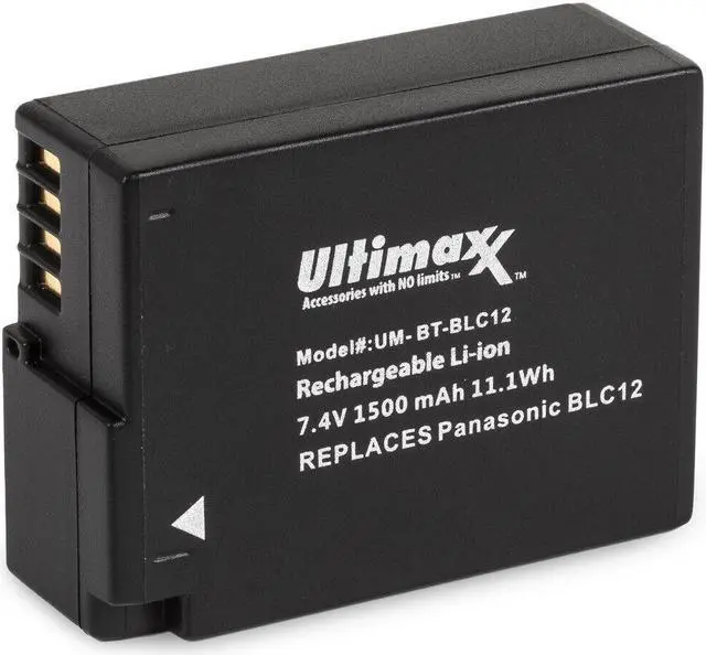 Alt view image 3 of 3 - 2x BLC12 Battery 64GB Accessory Bundle for Panasonic FZ200 FZ1000 DMC-GH2 G7 GX8