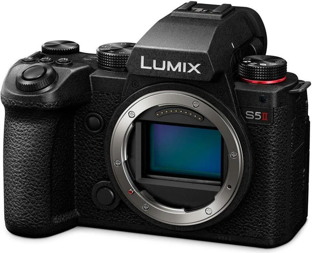 Alt view image 2 of 3 - Panasonic Lumix S5 II Mirrorless Camera DC-S5M2BODY - 7PC Accessory Bundle