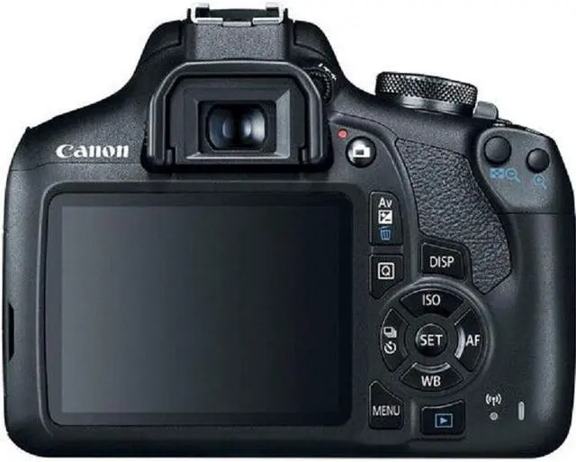 Alt view image 4 of 4 - Canon EOS Rebel T7 DSLR Camera with 18-55mm Lens + 32GB + Flash + Tripod Bundle