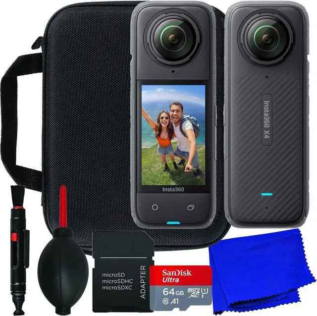 Main image of Insta360 X4 360° 8K Camera IN360ONEX4 - 6PC 64GB Accessory Bundle
