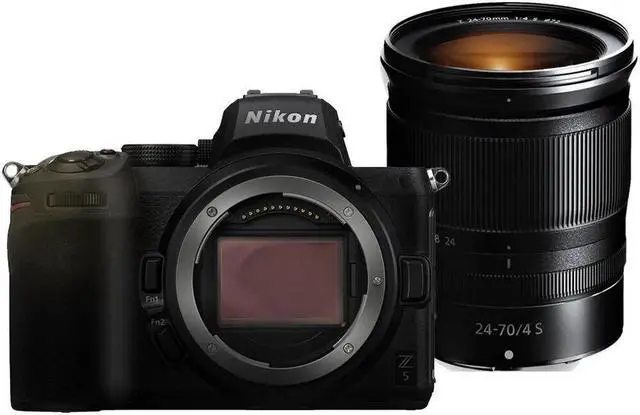 Alt view image 2 of 2 - Nikon Z5 Mirrorless Camera with 24-70mm f/4 Lens Kit - 7PC Accessory Bundle