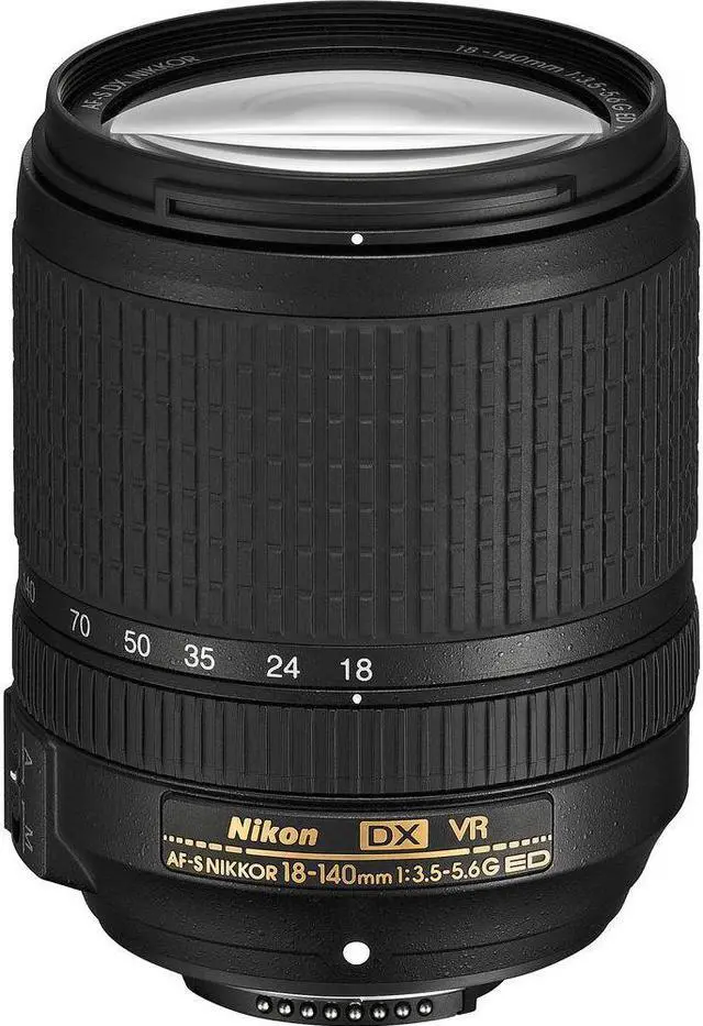 Alt view image 2 of 4 - Nikon AF-S DX NIKKOR 18-140mm f/3.5-5.6G ED VR Lens + Filter Kits + Pouch Bundle