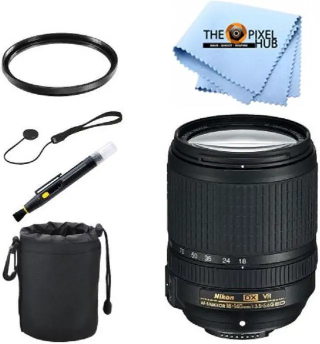 Main image of Nikon AF-S DX NIKKOR 18-140mm f/3.5-5.6G ED VR Lens MEGA BUNDLE White Box