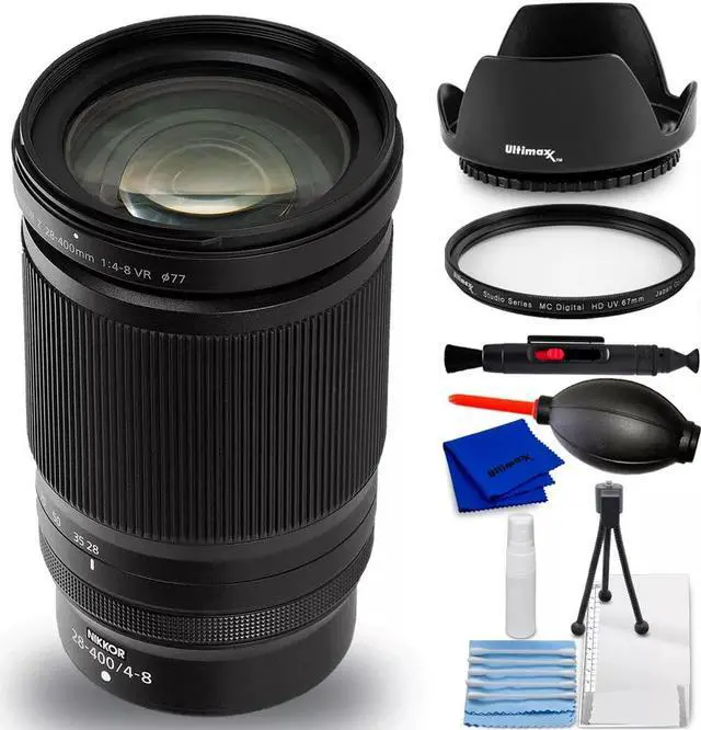 Main image of Nikon NIKKOR Z 28-400mm f/4-8 VR Lens NIZ28400VRG - 7PC Accessory Bundle