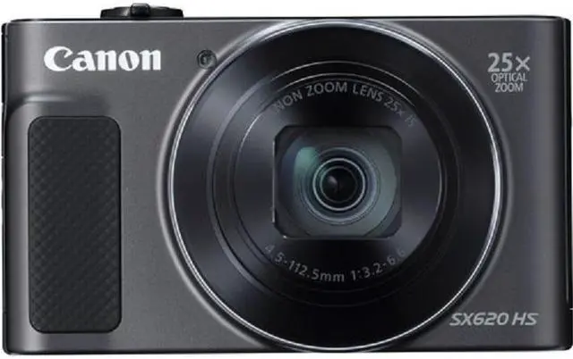 Alt view image 2 of 3 - Canon PowerShot SX620 Digital Camera (Black) - 12PC Accessory Bundle